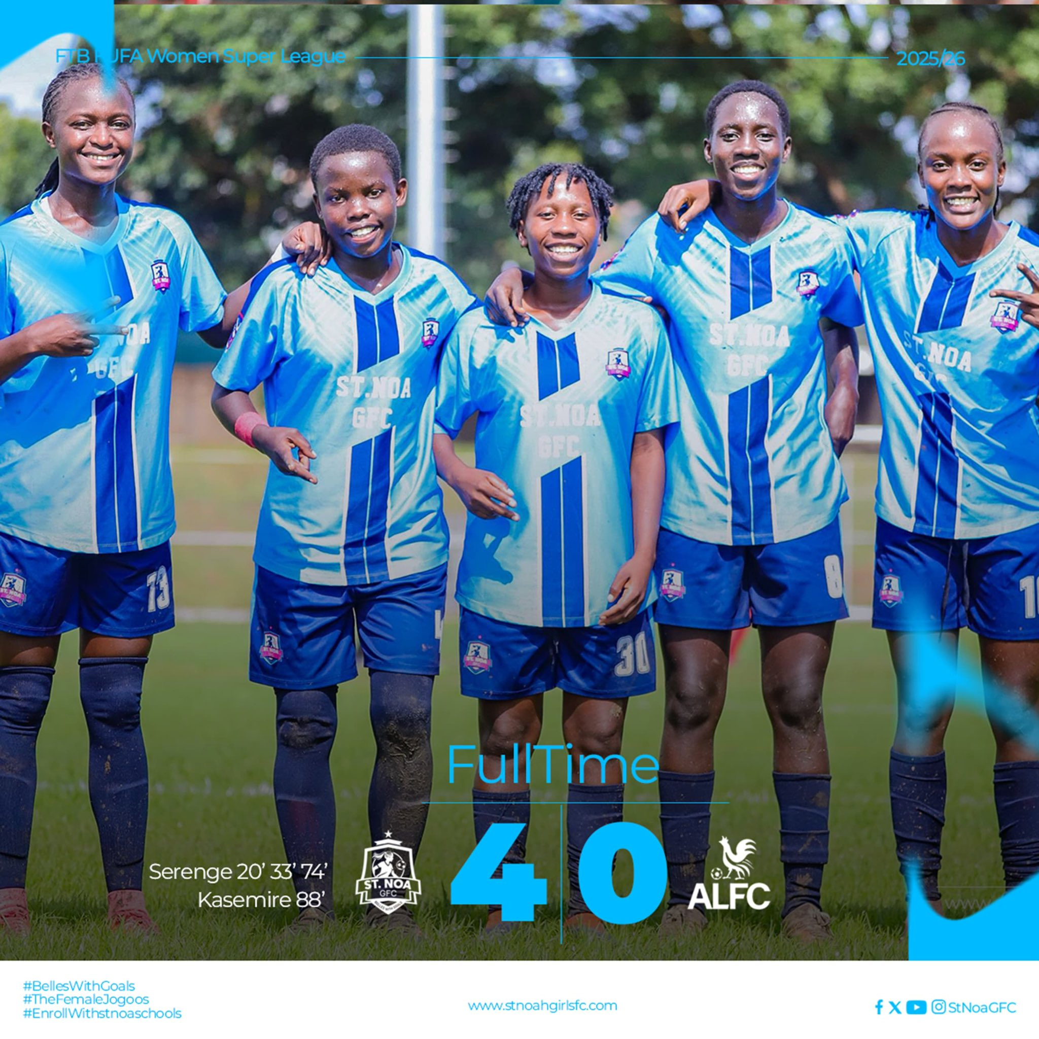 Match report: Four star St Noa Girls rise past Asubo Ladies